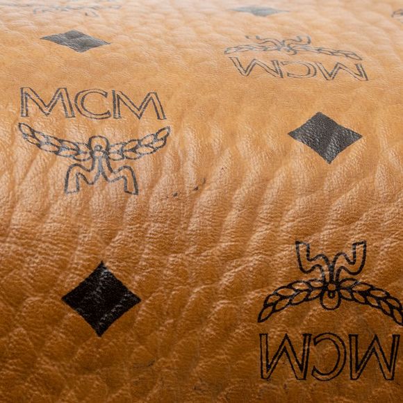 MCM Visteos Leather Klassik Drawstring Small Bucket Bag - Picture 15 of 15